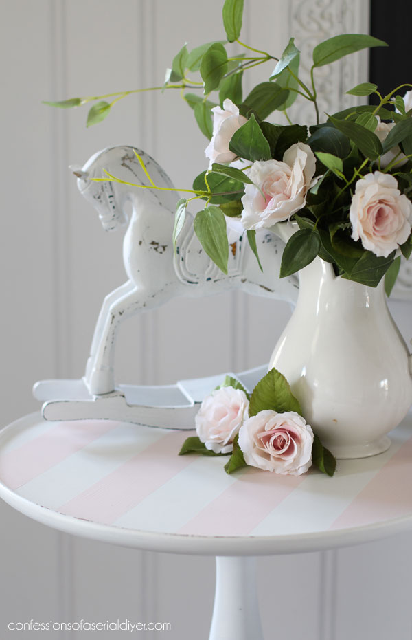 Pedestal Plant Stand Makeover
