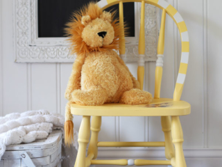 Update a child's chair with paint!
