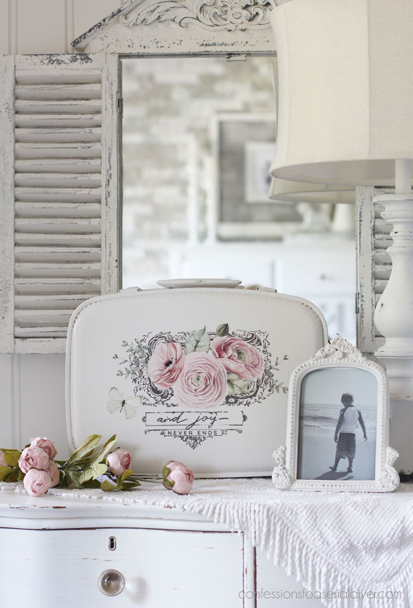 Repurposed suitcase