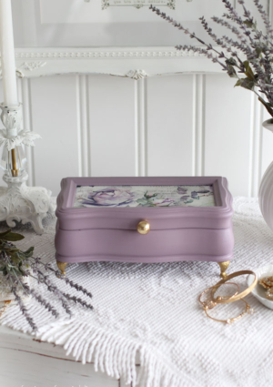 Update a Jewelry Box with Paint and Paper