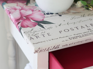 $5 Yard Sale Night Table Makeover