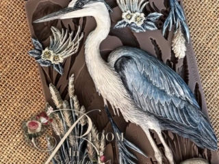 Feathered Stillness Decor Mould