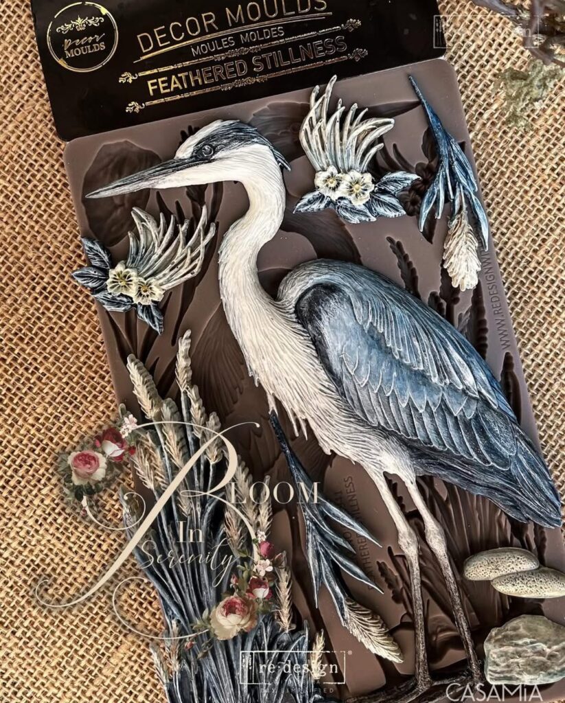Feathered Stillness Decor Mould