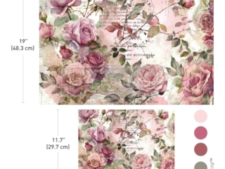Dusty Velvet Mauve Decoupage Paper