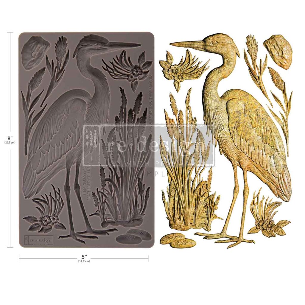 Feathered Stillness Decor Mould
