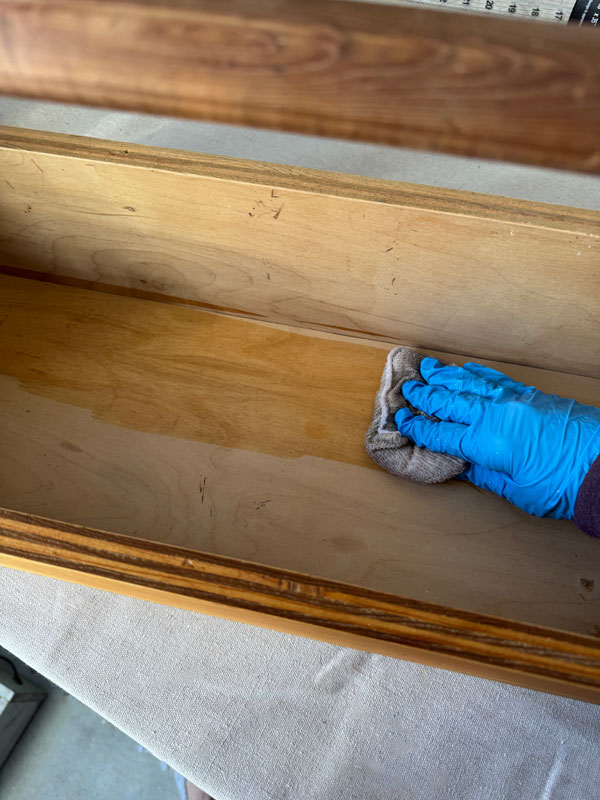 Prep for paint with White Lightning