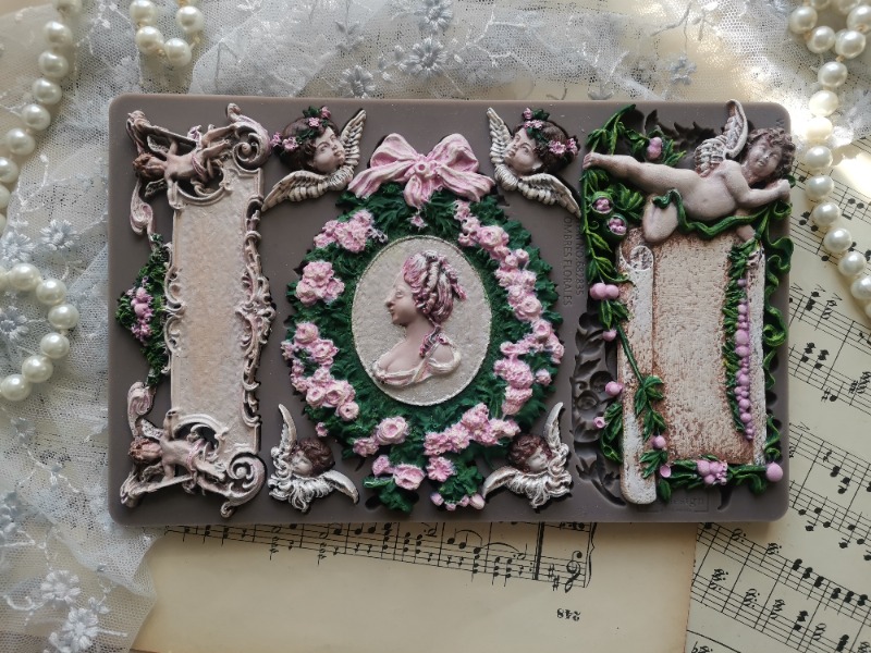 Ombres Florales Decor Mould
