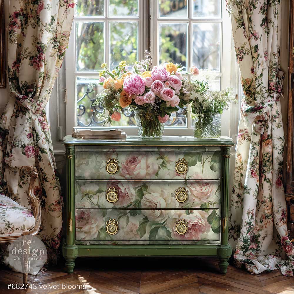 Velvet Bloom Decoupage Paper