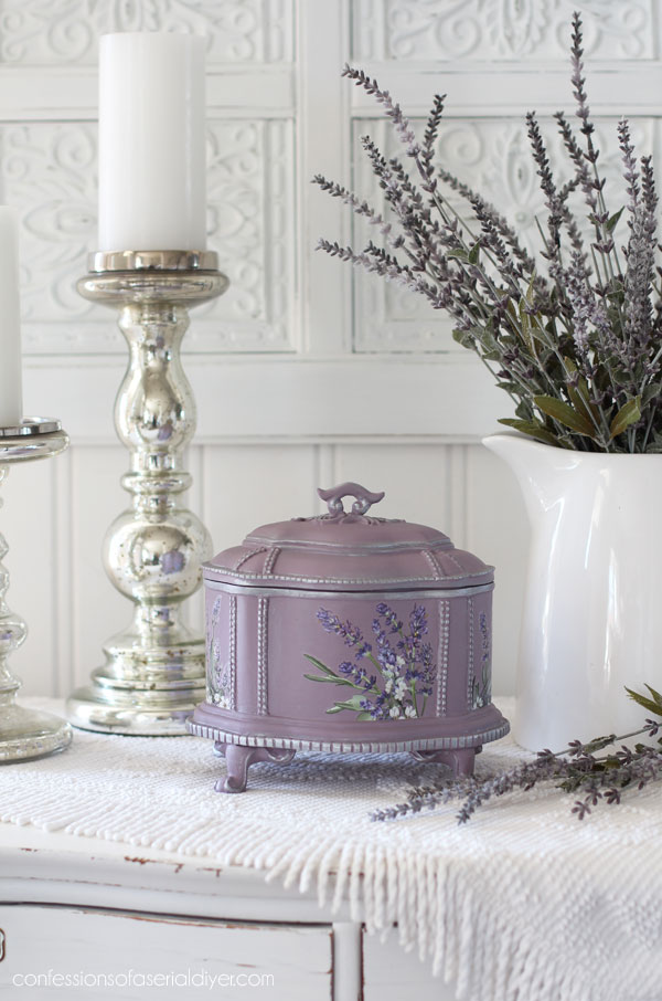 Box painted in Secret Path by Dixie Belle