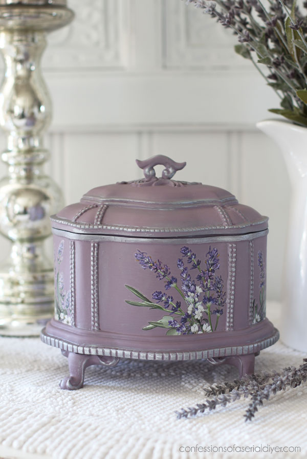 Box painted in Secret Path by Dixie Belle