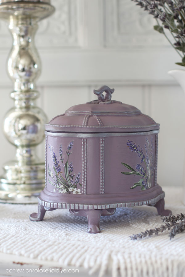 Box painted in Secret Path by Dixie Belle
