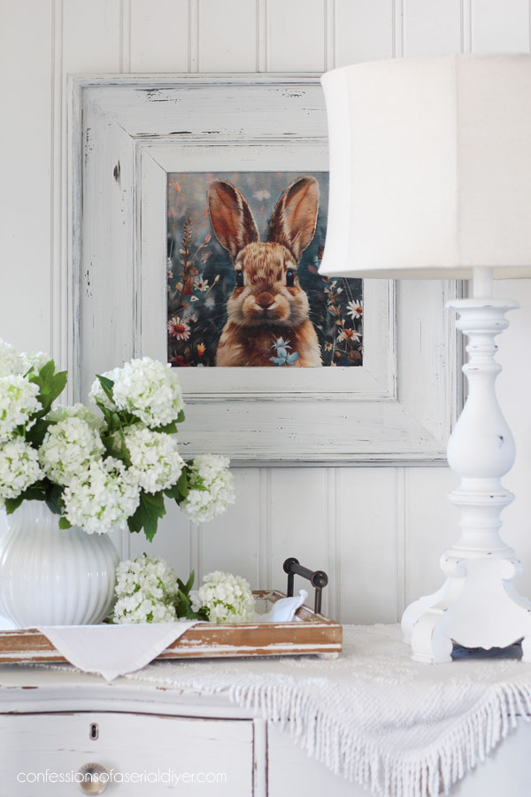 Garden Bunny Tales decoupage paper
