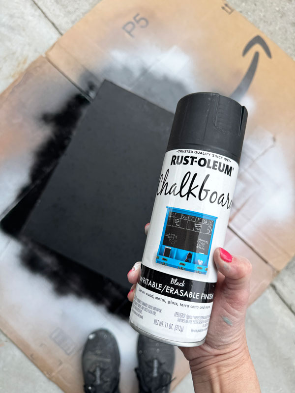 Rustoleum chalkboard spray is my favorite!