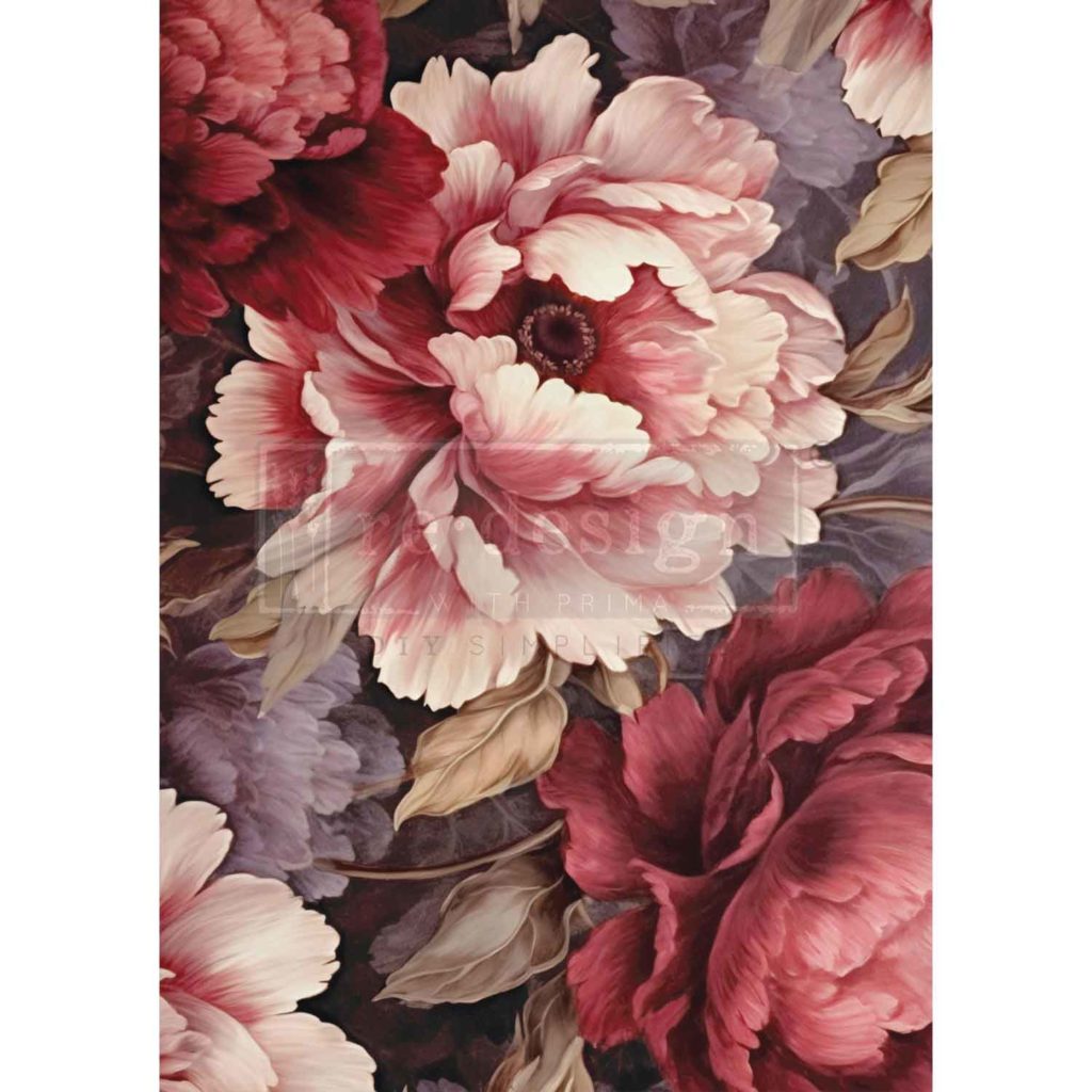 Dreamy Rose Cascade Decoupage Paper Dreamy Rose Cascade Decoupage Paper