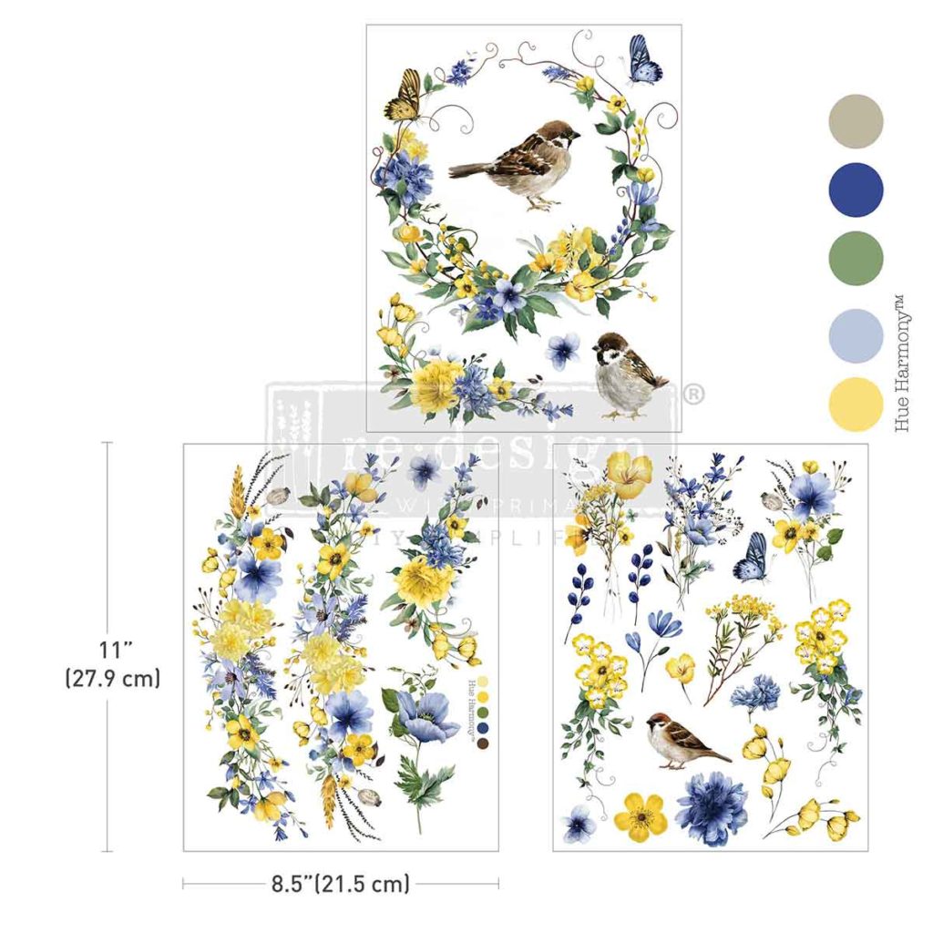 Sunlit Aviary Middy Transfer Sunlit Aviary Middy Transfer