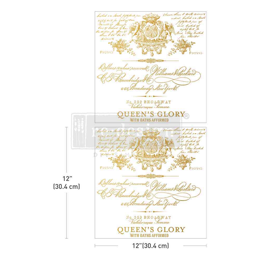 Queen's Glory Maxi Transfer Queen's Glory