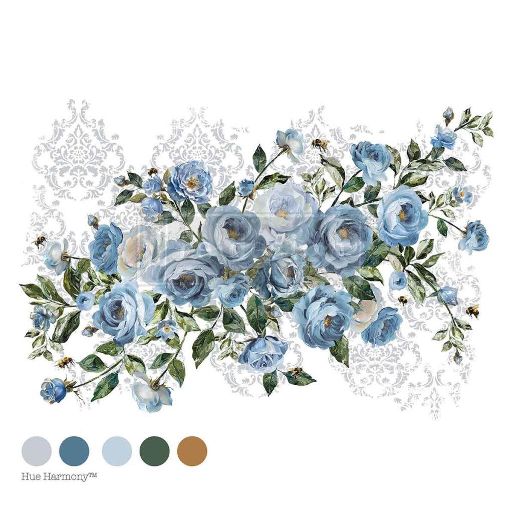 Azure Blossom Large Transfer Azure Blossom