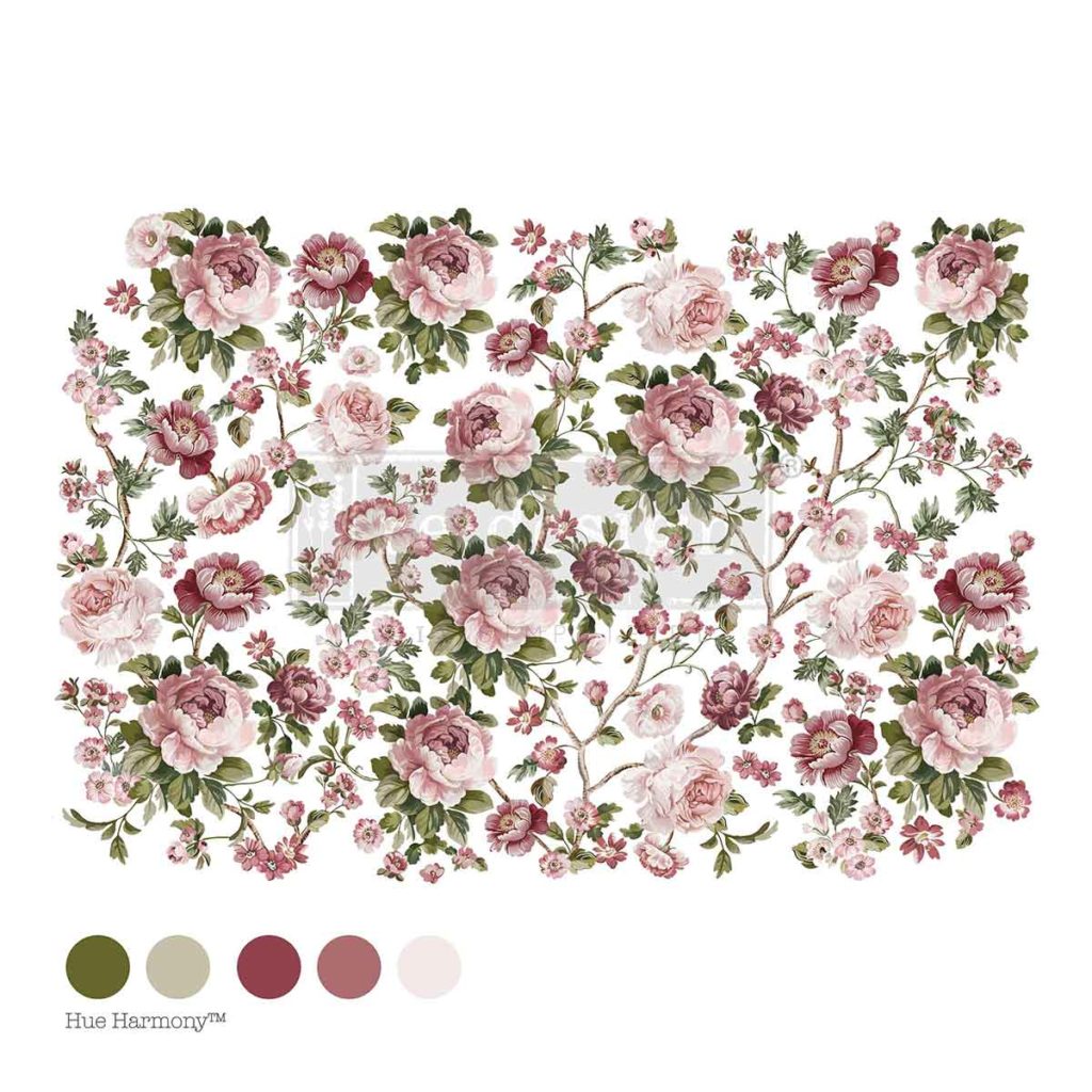 Blushing Blooms Symphony Large Transfer Blushing Blooms Symphony Large Transfer