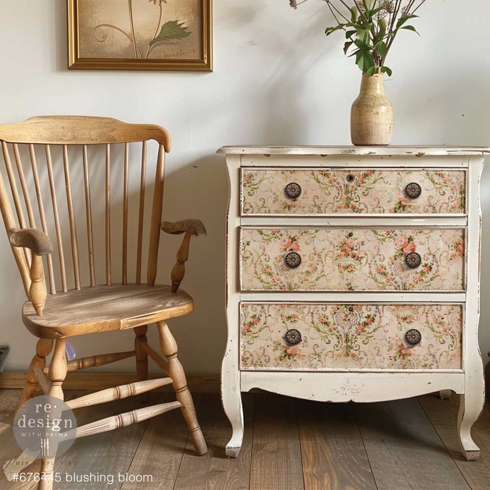 $12.99 Blushing Bloom Decoupage Paper