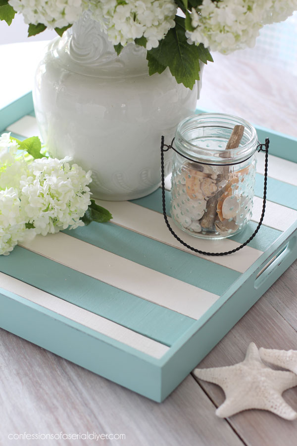 Wooden Tray Makeover