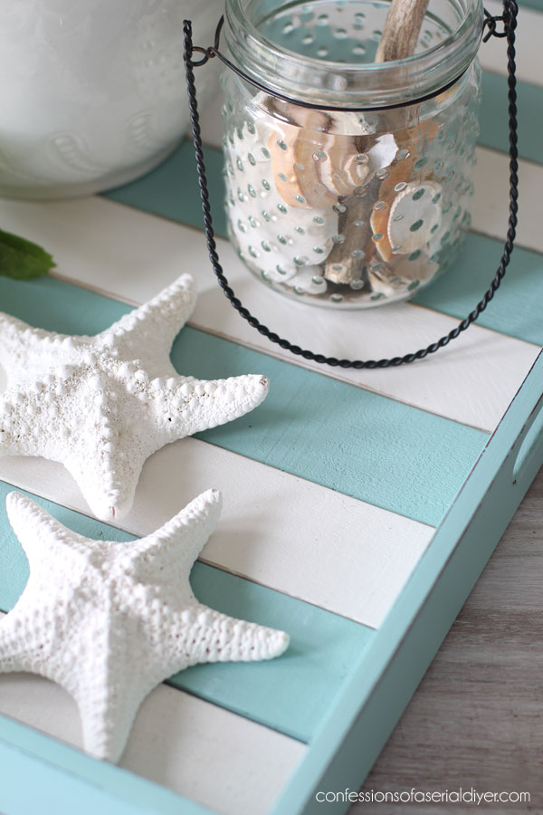 Wooden Tray Makeover