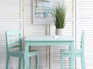 Paint a kids' table and chair set
