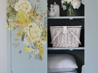 Vintage Armoire Makeover