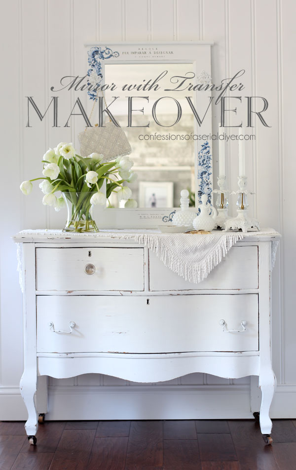 Update a Mirror with Paint and Transfers