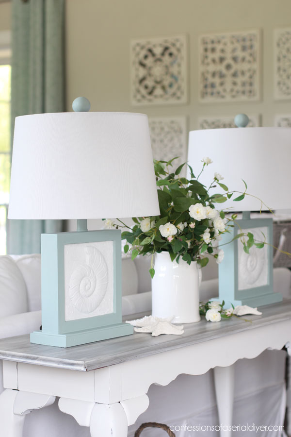 Coastal lamps Makeover