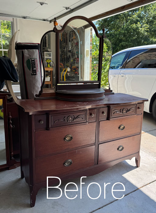Antique Mirror and Vintage Dresser Update & Furniture Fixer Upper  Favorites! | Confessions of a Serial Do-it-Yourselfer