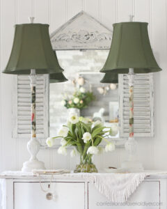 $5 Buffet Lamp Set Makeover with Decoupage Paper | Confessions of a ...