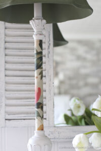$5 Buffet Lamp Set Makeover with Decoupage Paper | Confessions of a ...
