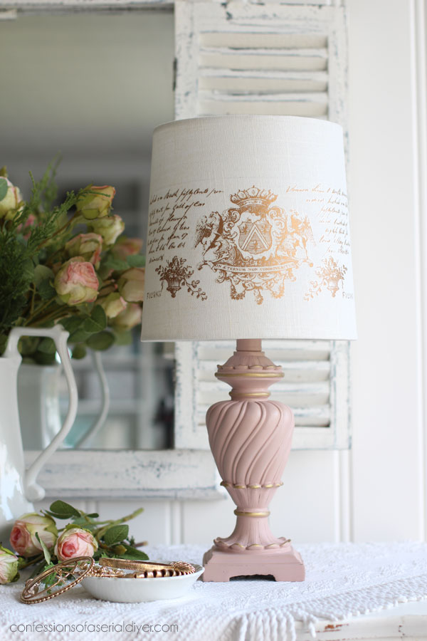 Lamp in Tea Rose