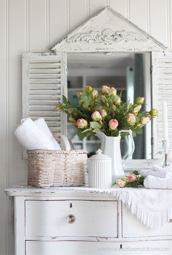 Whitewash an 80's basket