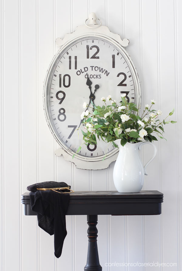 Decoupaged Table Makeover