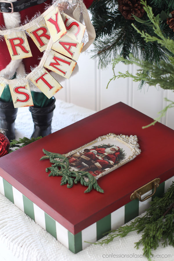 Update a flatware box for the holidays