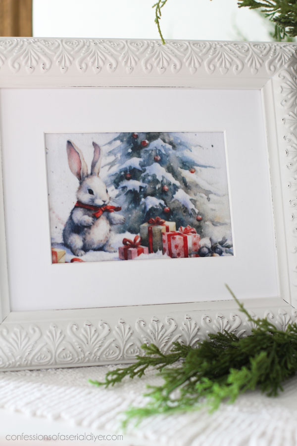 Bunny holiday art