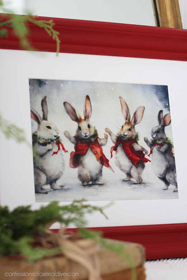 Create holiday art with decoupage paper!