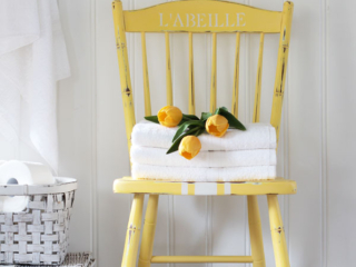 Painted Yellow Chair with Dixie Belle Paint