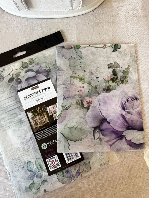 Soft Veil Decoupage Paper from Redesign
