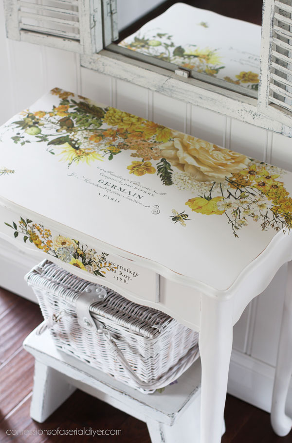 $10 Trashed Thrift Store Table Makeover