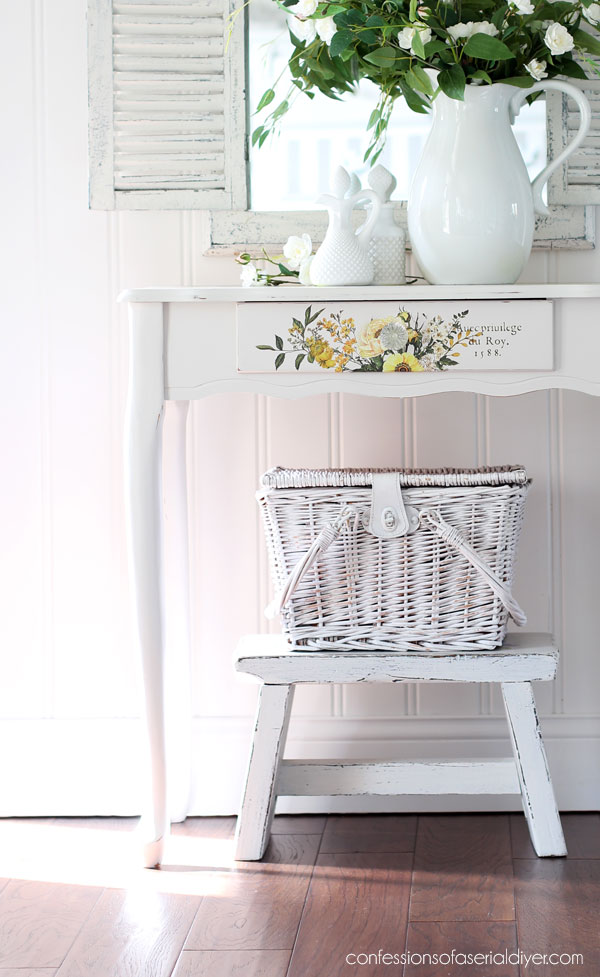 $10 Trashed Thrift Store Table Makeover