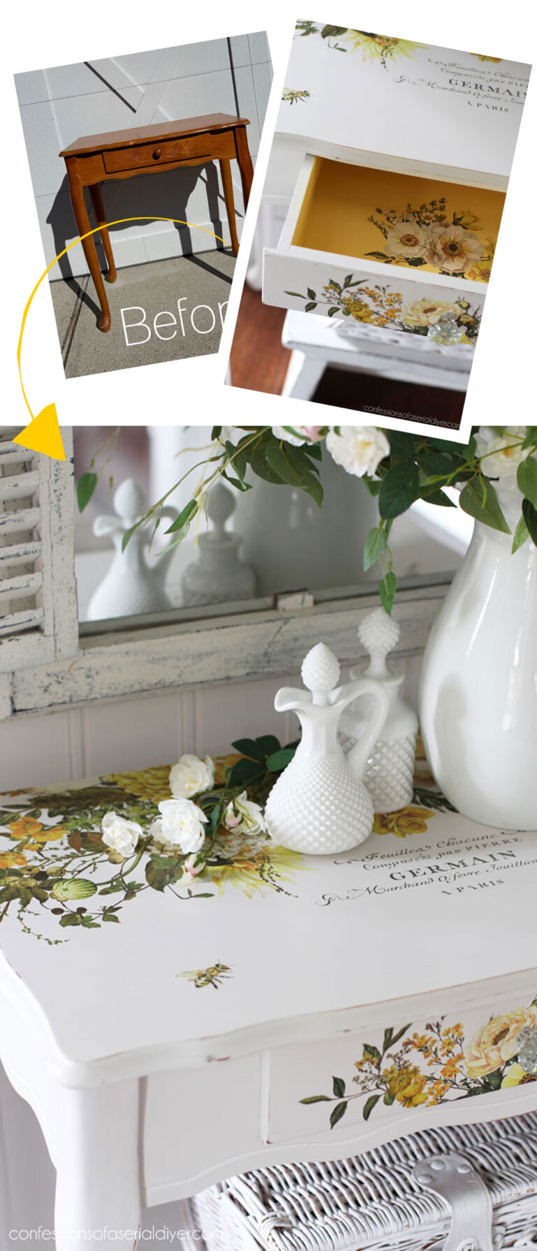 Trashed $10 Thrift Store Table Makeover | Confessions of a Serial Do-it ...