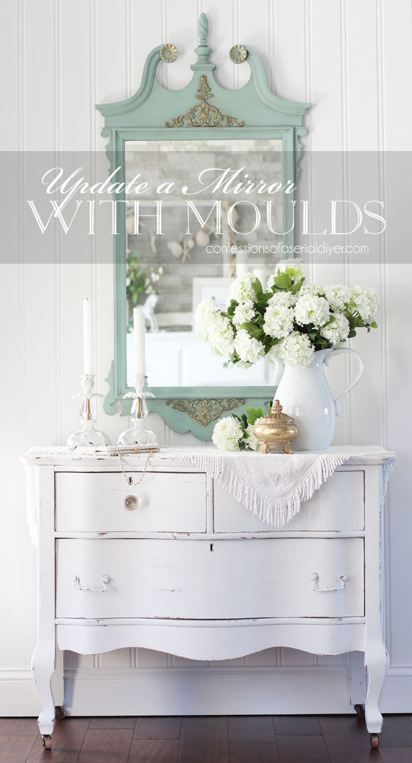 Update a mirror with moulds
