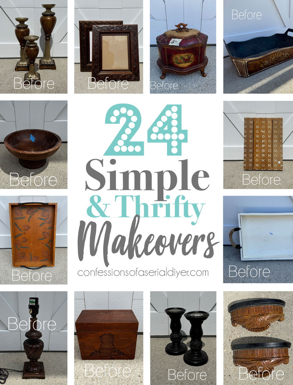 24 Simple and thrifty makeovers