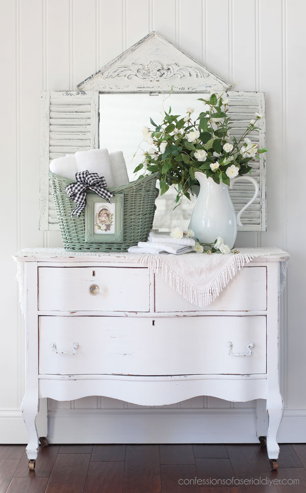 Paint a thrift store basket