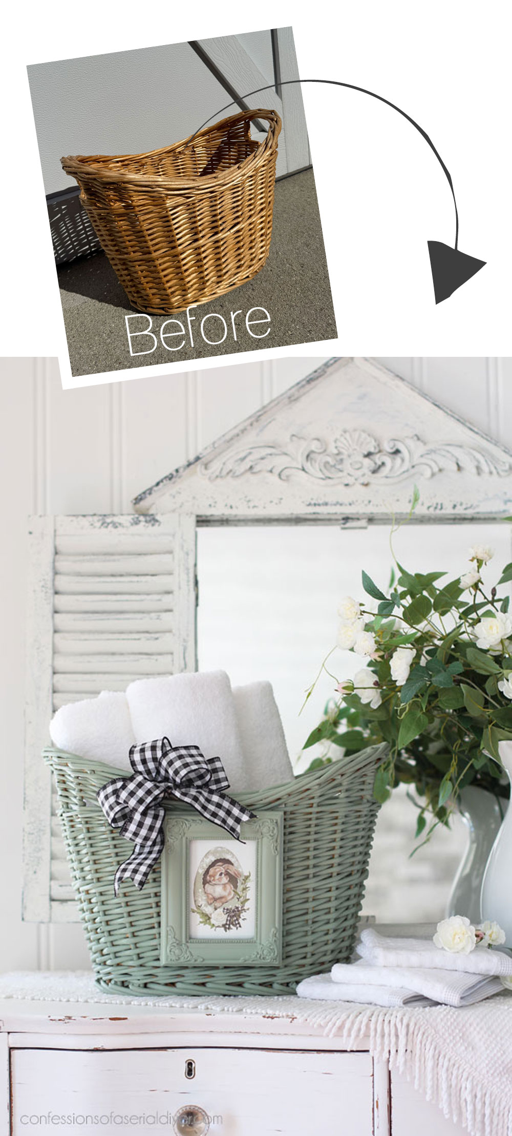 Paint a boring basket!