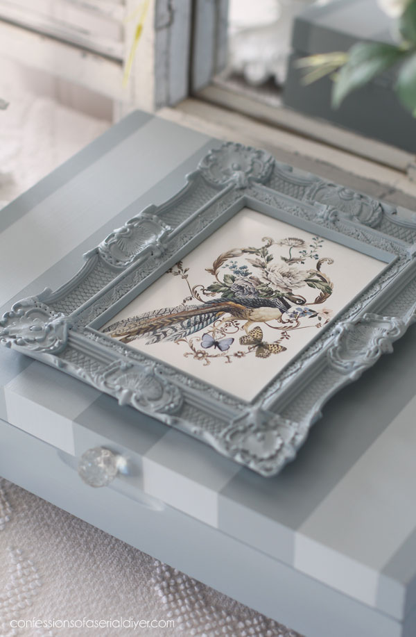 Make an old flatware box beautiful! 