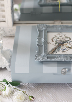 Make an old flatware box beautiful!