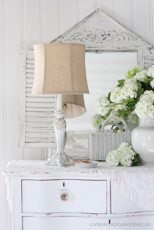 Easily update a lamp with paint!